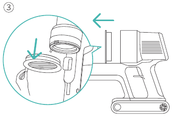 Honiture - S13 Pro - Het filter reinigen - Stap 1 Het filter reinigen - Stap 1