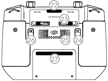 dji - MAVIC 3M - Afstandsbediening - Deel 3 Afstandsbediening - Deel 3