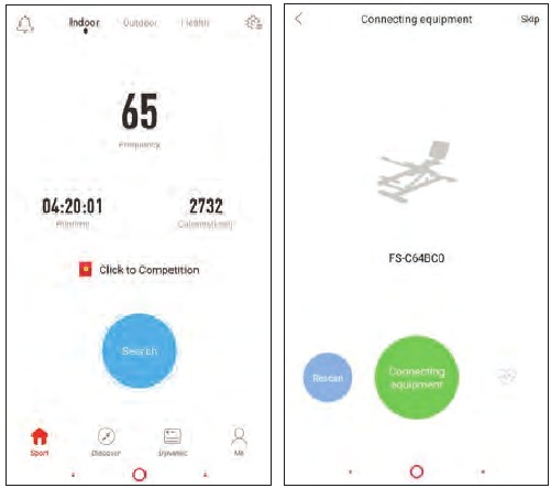 Draadloze BT- en app-verbinding