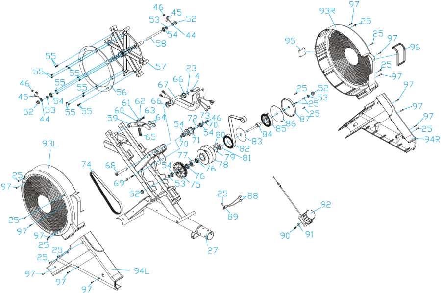 SereneLife - SLRWMC60 - Uitgeklapte Diagram - Deel 2 Uitgeklapte Diagram - Deel 2