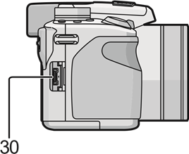 Panasonic - LUMIX DMC-FZ35 - Namen van de onderdelen - Deel 4 Namen van de onderdelen - Deel 4