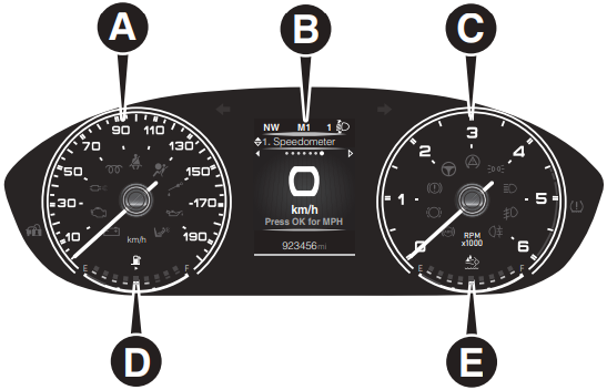 Fiat - DUCATO 2023 - INSTRUMENTENPANEEL - 3.5 DISPLAY HEAVY DUTY INSTRUMENTENPANEEL - 3.5 DISPLAY HEAVY DUTY