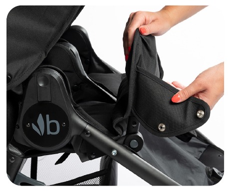 Bumbleride - Indie Twin - De babystand gebruiken - Stap 3 De babystand gebruiken - Stap 3
