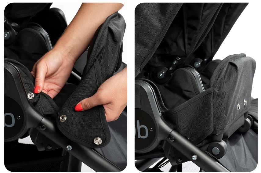 Bumbleride - Indie Twin - De babystand gebruiken - Stap 4 De babystand gebruiken - Stap 4