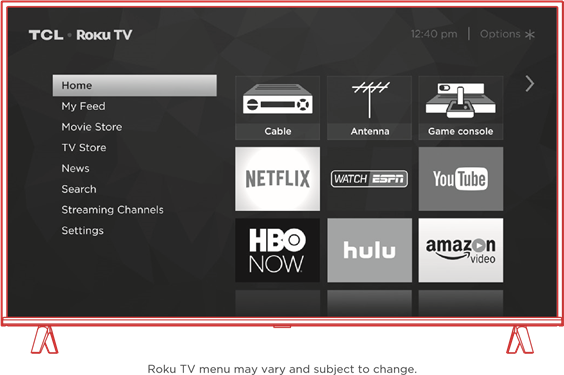 TCL - 4 Series - 1080p HD opschalen naar 4K Ultra HD 1080p HD opschalen naar 4K Ultra HD