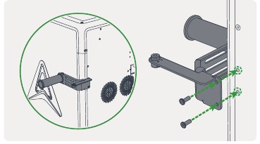 Creality - K2 Plus - Spoelhouder en PTFE-buis installeren - Stap 1 Spoelhouder en PTFE-buis installeren - Stap 1