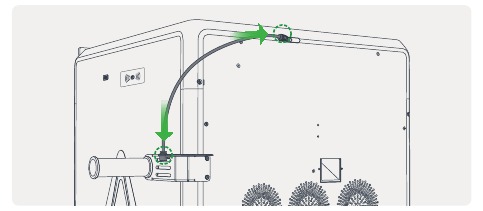 Creality - K2 Plus - Spoelhouder en PTFE-buis installeren - Stap 2 Spoelhouder en PTFE-buis installeren - Stap 2