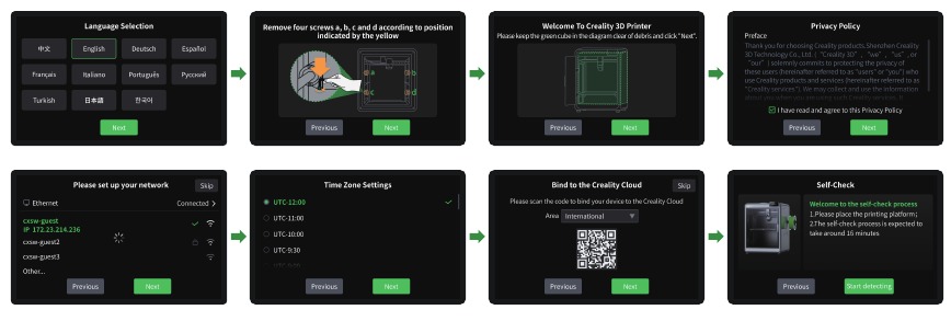 Creality - K2 Plus - Opstartgids - Deel 1 Opstartgids - Deel 1