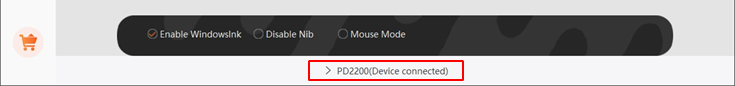 GAOMON - PD2200 - Apparaatverbindingsprompt - Stap 2 Apparaatverbindingsprompt - Stap 2