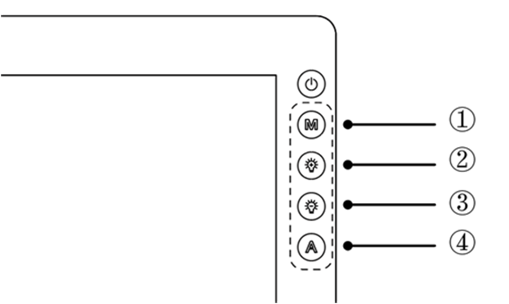 GAOMON - PD2200 - OSD-instelling OSD-instelling
