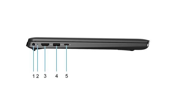 Dell - Latitude 3420 - Rechts aanzicht Rechts aanzicht