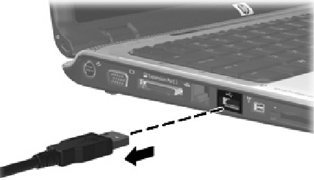 HP - USB-dockingstation - De computer loskoppelen De computer loskoppelen