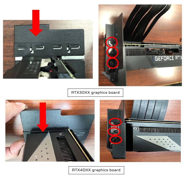 Acer - Predator Orion 7000 - De grafische kaart installeren - Stap 3 De grafische kaart installeren - Stap 3