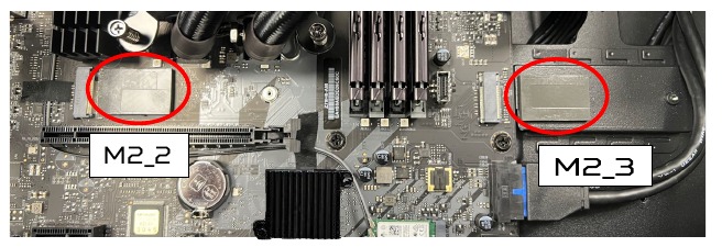 Acer - Predator Orion 7000 - De M.2 SSD-module installeren - Stap 1 De M.2 SSD-module installeren - Stap 1