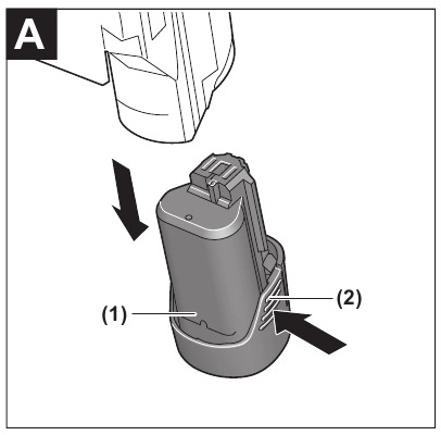 Bosch - Professional GST 12V-70 - De accu opladen De accu opladen