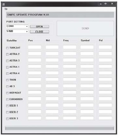 SELFSAT - SNIPE - Updateproces - Stap 1 Updateproces - Stap 1