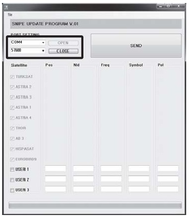 SELFSAT - SNIPE - Updateproces - Stap 5 Updateproces - Stap 5