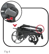 Automatische open standaard uittrekken