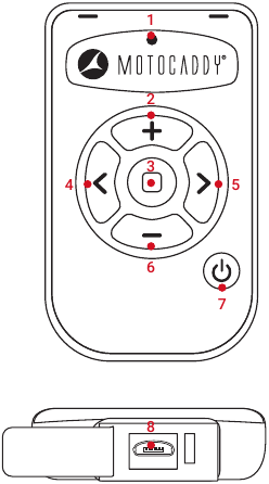 Motocaddy - M7 REMOTE - AFSTANDSBEDIENING AFSTANDSBEDIENING
