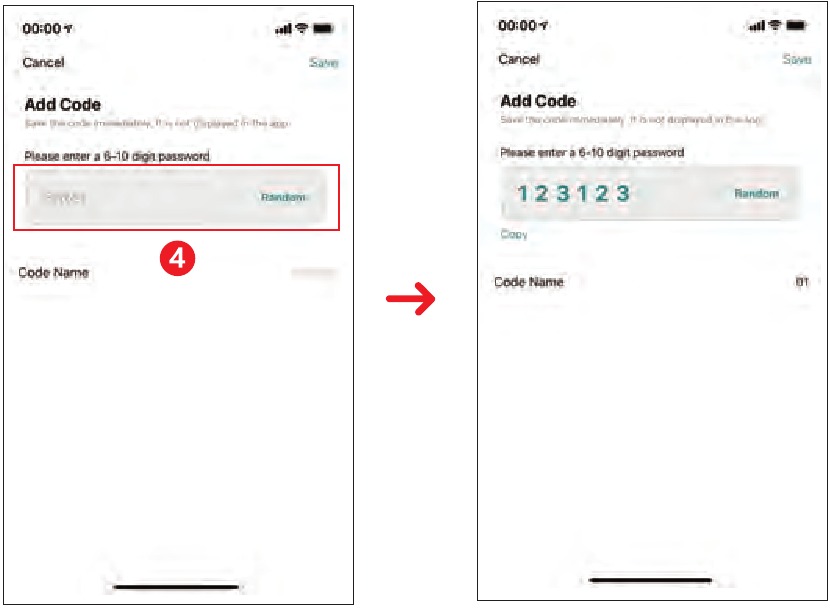 TUYA - SMART LOCK - Beheer van beheerderswachtwoord - Stap 3 Beheer van beheerderswachtwoord - Stap 3