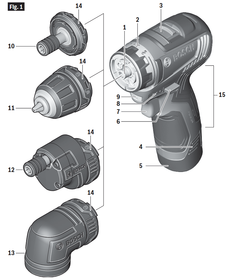 Bosch - GSR12V-300FC - Functionele beschrijving Functionele beschrijving