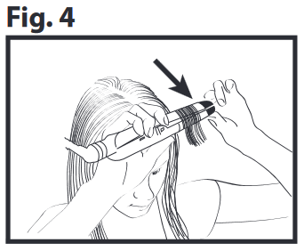 BaByliss - STEAM PURE - Gebruik - Om het haar te krullen - Stap 2 Gebruik - Om het haar te krullen - Stap 2