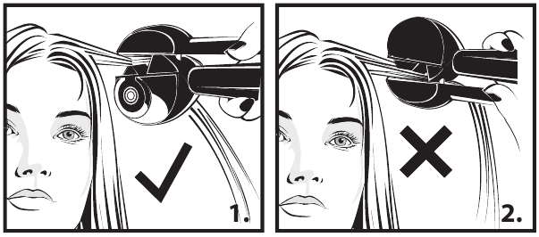 BaByliss - Curl Secret - GEBRUIK - Stap 1 GEBRUIK - Stap 1