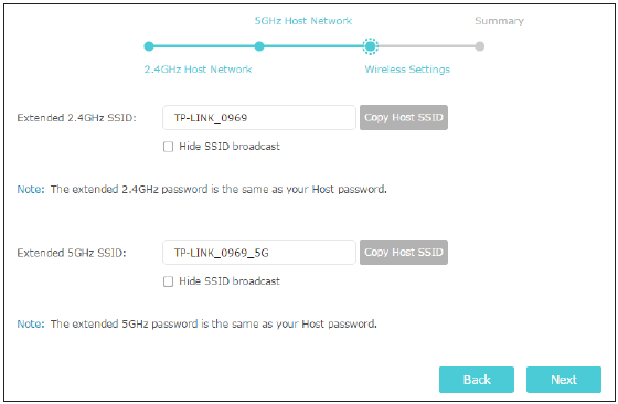 TP-Link - RE650 - Verbinding maken met het hostnetwerk via een webbrowser - Stap 4 Verbinding maken met het hostnetwerk via een webbrowser - Stap 4