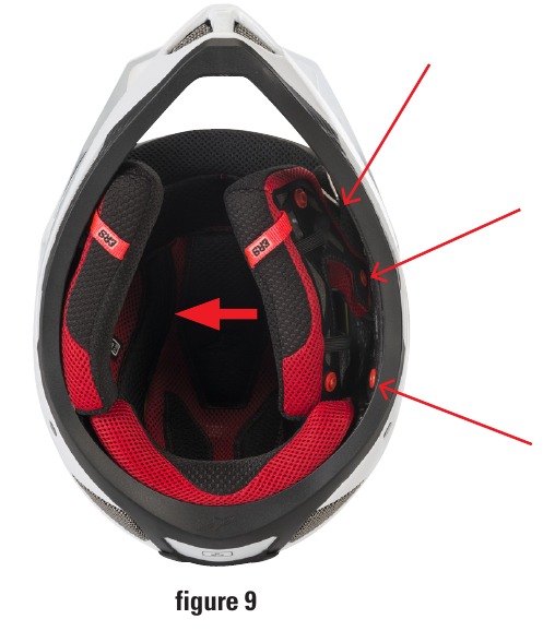 Alpinestars - MISSILE-serie - Verwijderbare voering - Stap 2 Verwijderbare voering - Stap 2