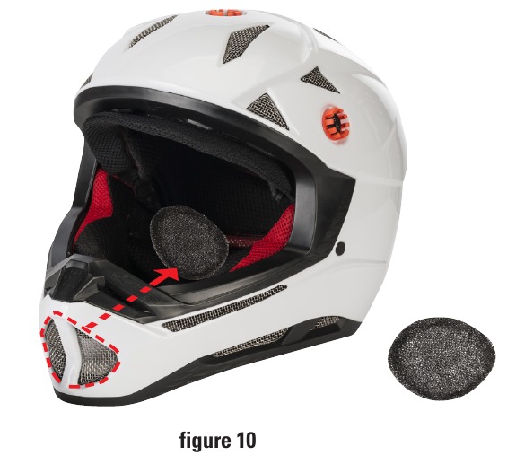 Alpinestars - MISSILE-serie - Verwijderbare voering - Stap 3 Verwijderbare voering - Stap 3
