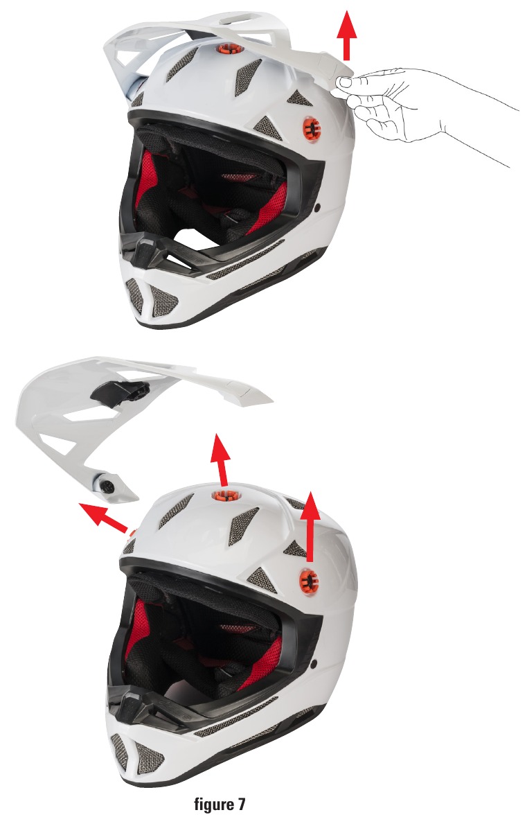 Alpinestars - MISSILE-serie - Vizier/klep Vizier/klep