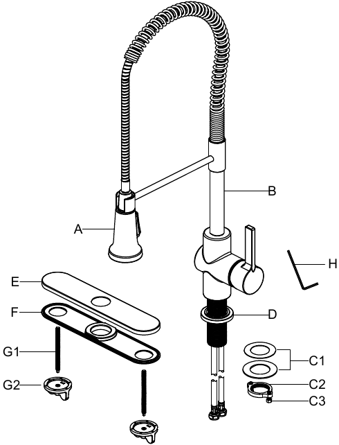 Kraus - Britt KPF-1690 - Diagram en onderdelenlijst Diagram en onderdelenlijst