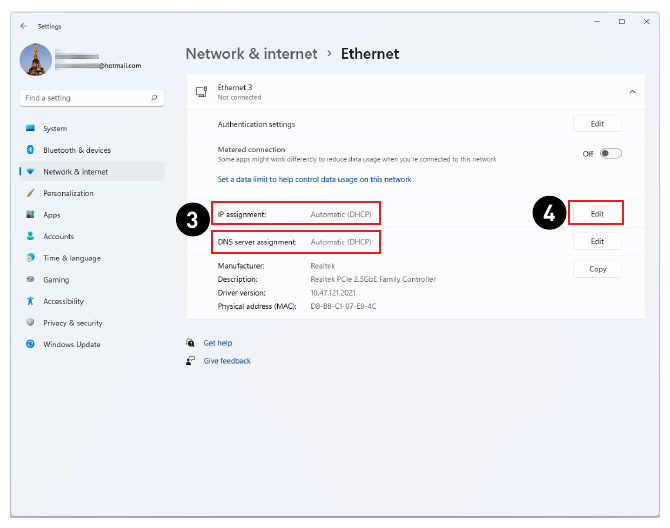 MSI - Infinite S Series - Ethernet - Stap 2 Ethernet - Stap 2