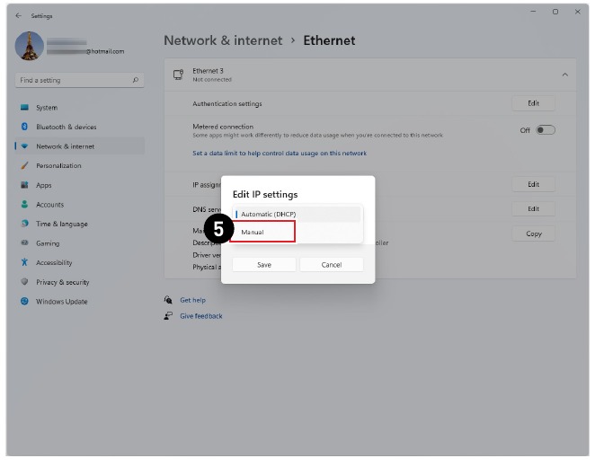 MSI - Infinite S Series - Ethernet - Stap 3 Ethernet - Stap 3