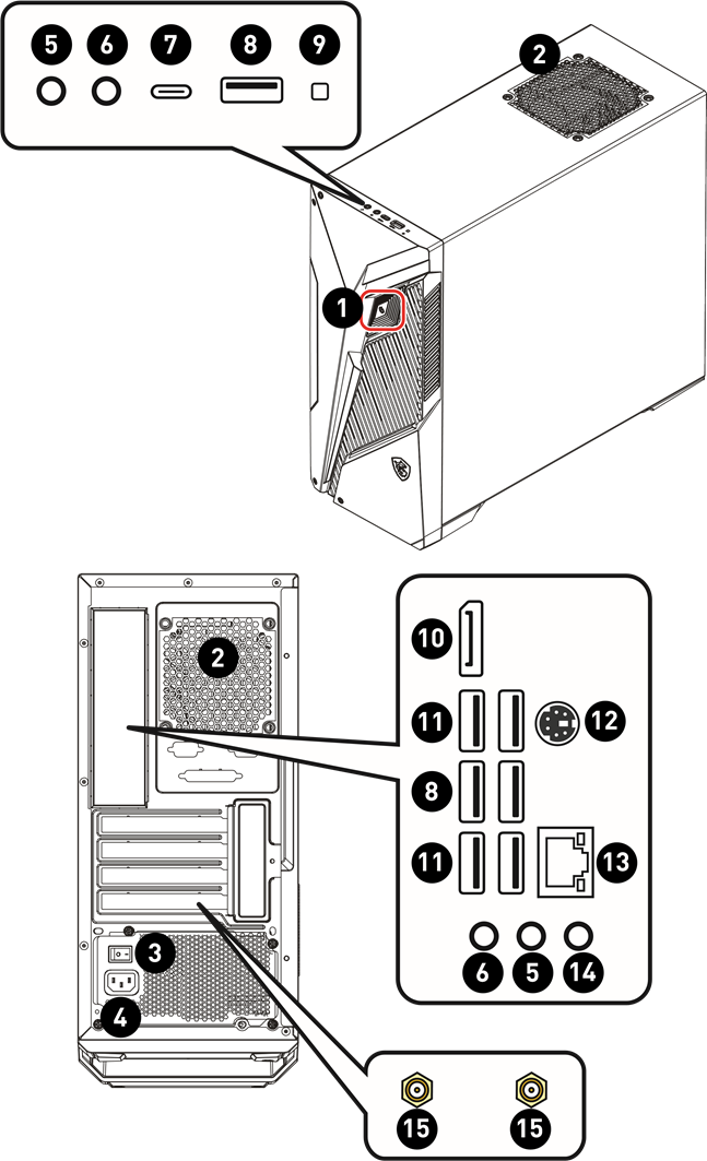 MSI - Infinite S Series - Systeemoverzicht Systeemoverzicht