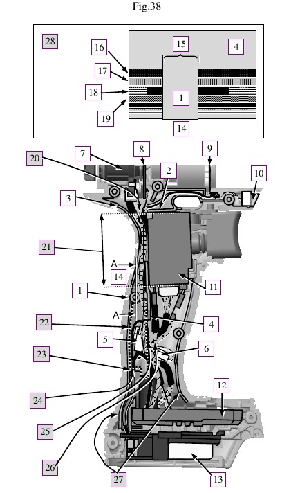 Makita - DTW300 - Behuizingssectie Behuizingssectie