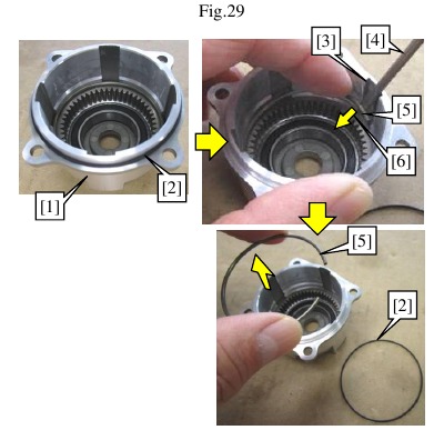 Makita - DTW300 - Internal gear case section - Demonteren - Stap 1 Internal gear case section - Demonteren - Stap 1