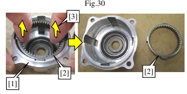 Makita - DTW300 - Internal gear case section - Demonteren - Stap 2 Internal gear case section - Demonteren - Stap 2
