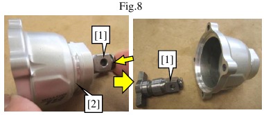 Makita - DTW300 - Rotor, hamerkastgedeelte - Demonteren - Stap 7 Rotor, hamerkastgedeelte - Demonteren - Stap 7