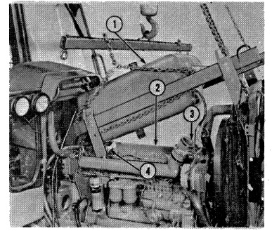Ford - 8700 - Toegang tot cilinderkop Toegang tot cilinderkop