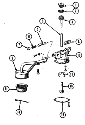 Ford - 8700 - Oliepomp gedemonteerd Oliepomp gedemonteerd
