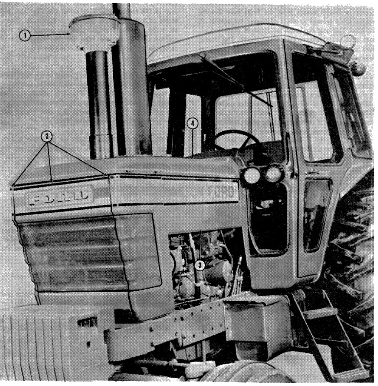 Ford - 8700 - Plaatwerk tractor Plaatwerk tractor