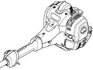 Husqvarna - 525LST Mark II - Een koude motor voorbereiden om te starten - Stap 2 Een koude motor voorbereiden om te starten - Stap 2