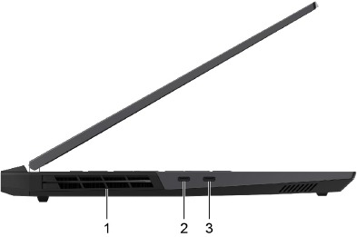 Lenovo - Legion 5 Pro 16IAH7H - Overzicht - Deel 3 - Links Overzicht - Deel 3 - Links
