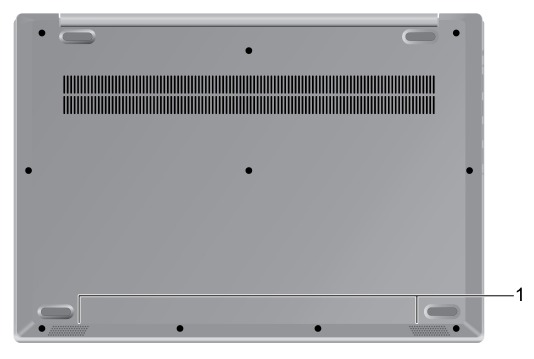 Lenovo - IdeaPad 3 14ADA05 - Onderaanzicht - Deel 1 Onderaanzicht - Deel 1