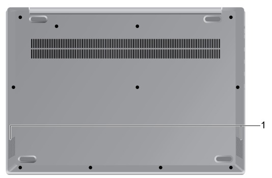Lenovo - IdeaPad 3 14ADA05 - Onderaanzicht - Deel 2 Onderaanzicht - Deel 2