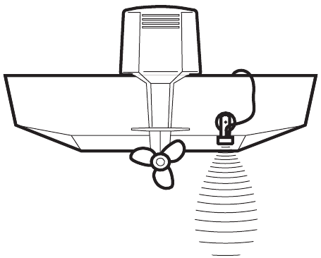 Humminbird - HELIX - Draagbare transducerbevestiging Draagbare transducerbevestiging