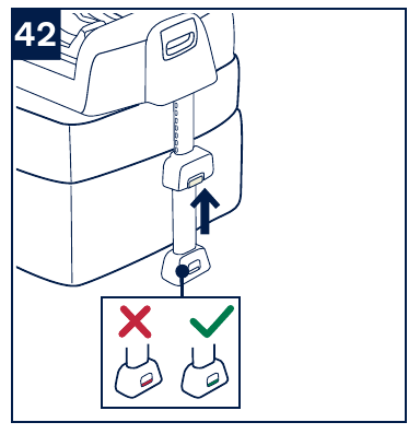 Nuna - pipa lite - Basisinstallatie met ISOFIX - Stap 6 Basisinstallatie met ISOFIX - Stap 6