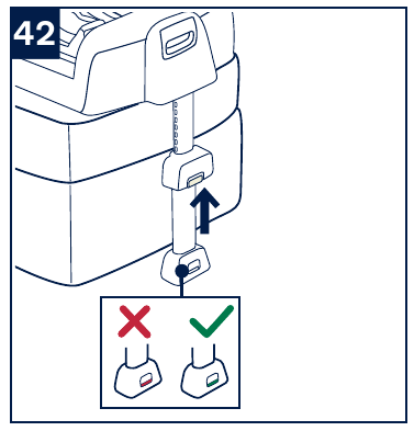 Nuna - pipa lite - Basisinstallatie met ISOFIX - Stap 7 Basisinstallatie met ISOFIX - Stap 7