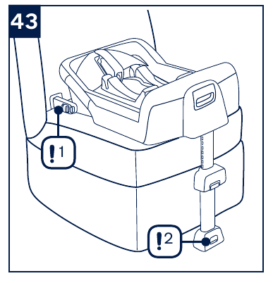 Nuna - pipa lite - Basisinstallatie met ISOFIX - Stap 8 Basisinstallatie met ISOFIX - Stap 8